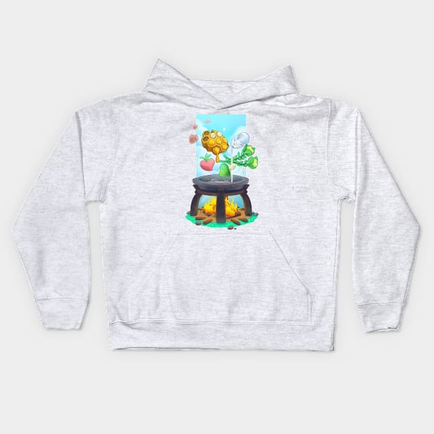 Food of the Wild Kids Hoodie by ghostremnant